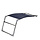2 stuks Dukdalf Voetenbank Sampler Blauw 4611
