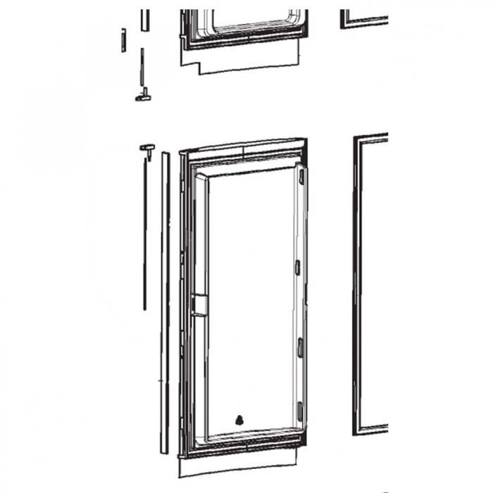 Dometic Dometic Deur Compleet RMD8500 Serie