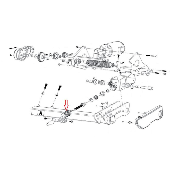 Enduro Enduro Beschermrubber Spindel EM203/EM303