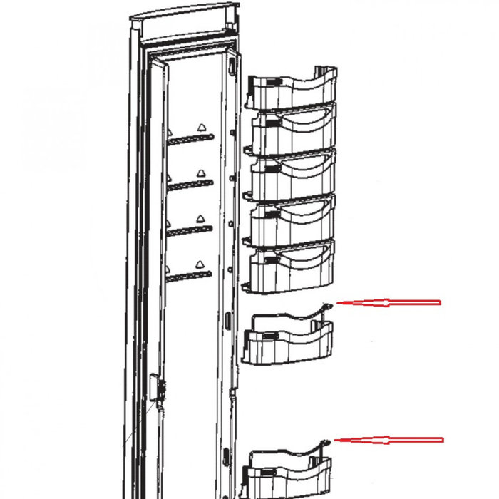 Dometic Dometic RML8230 Bevesigingsbeugel Deurvak