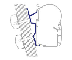 Dometic Dometic Ducato H3/Le Voyageur Adapter 550