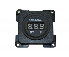 Fjord Outdoor Universele Voltmeter 10-30V Berker/Presto Zwart