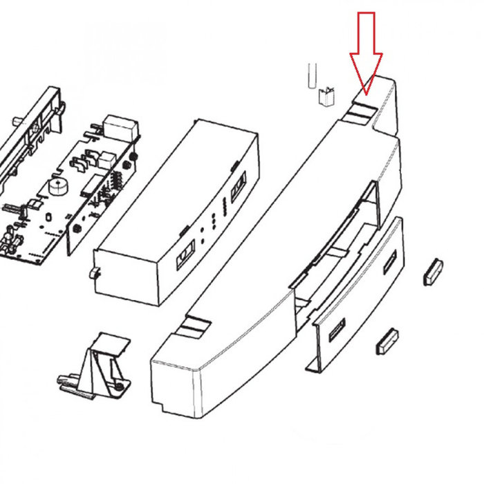 Dometic Dometic RM8555 Bedieningspaneel Recht Scharnier