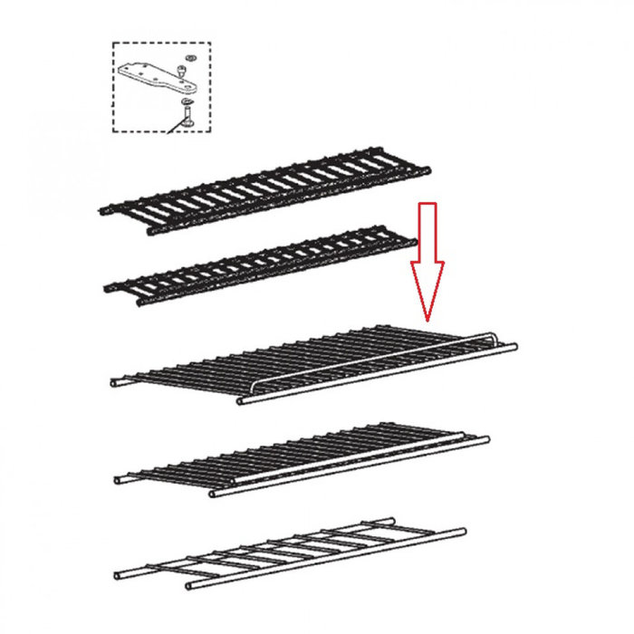 Dometic Dometic Rooster Boven Verzinkt RMS8400
