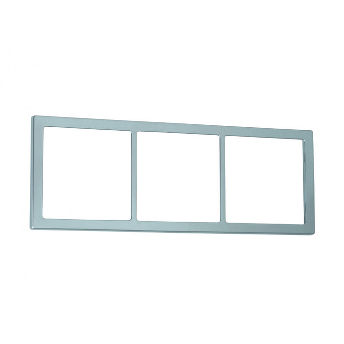 Presto Presto Afdekraam 3-Vaks S-20.000 Chroom Mat