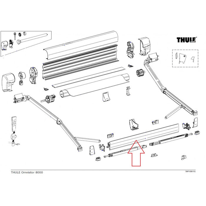 Thule Thule Lead Rail 8000 3.50