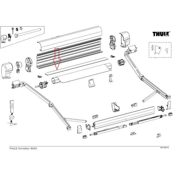 Thule Thule Main Housing Bottom 8000 5.00