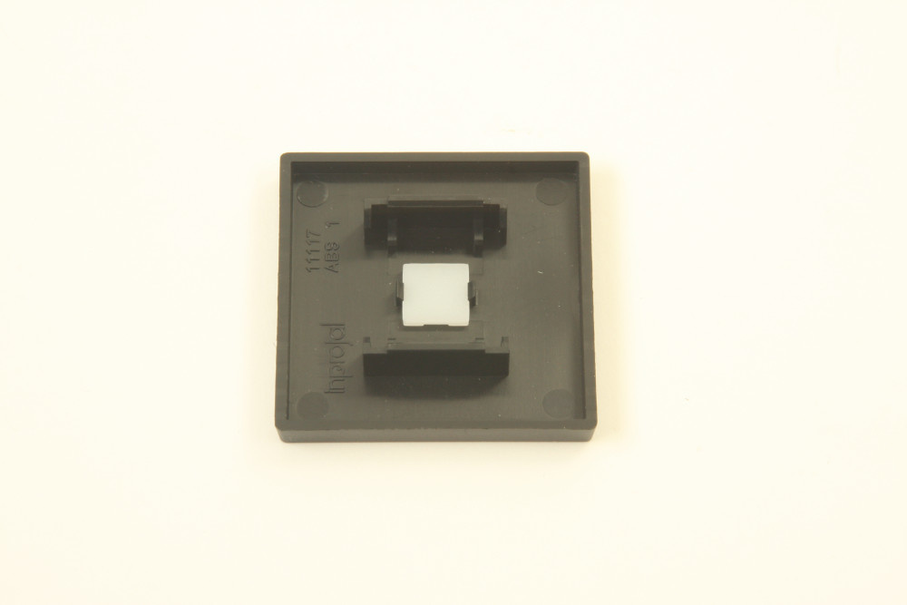 Presto 5 stuks Presto Afdekplaat Wipschakelaar Enkel Lens S-20.000 Zwart