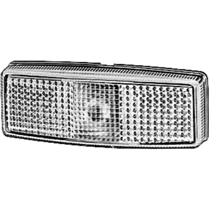 Hella Hella Breedtelicht met Reflector Rechthoekig Opbouw Wit