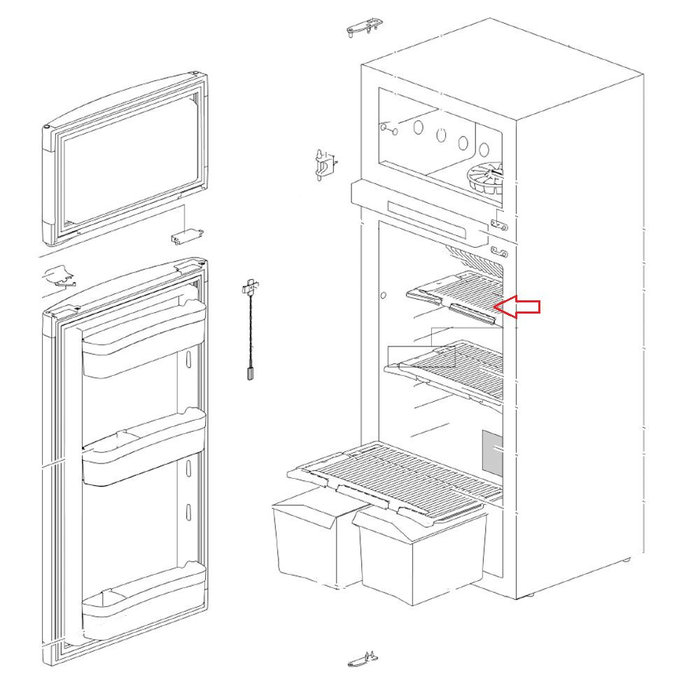 Thetford Thetford Rooster 415x150mm N41**