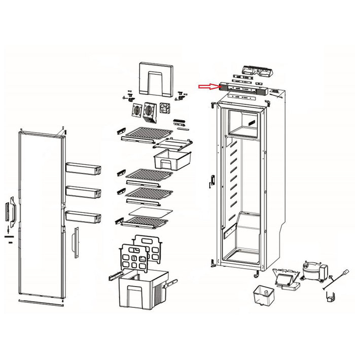 Thetford Thetford Console Bedieningspaneel T2152