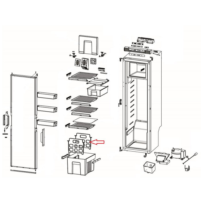 Thetford Thetford Groentenbak Verdeler T2152