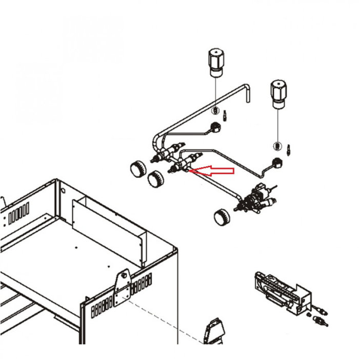 Dometic Dometic CU345 Gasventiel Combi Oven/ Fornuis