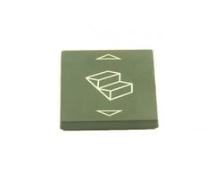 Presto 5 stuks Presto Afdekplaat Wipschakelaar Enkel Opstap Ansor Switch S-20.000 Zwart