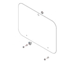 Dometic Dometic PI8023 glasdeksel zwart