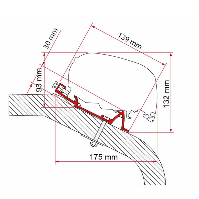 Fiamma Fiamma LMC/TEC Adapter 500 F65/F80