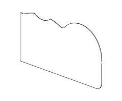 Thetford Thetford Glasplaat SRS353