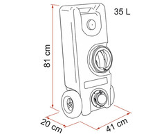 Fiamma Fiamma Schoonwatertank Roll-Tank 40F