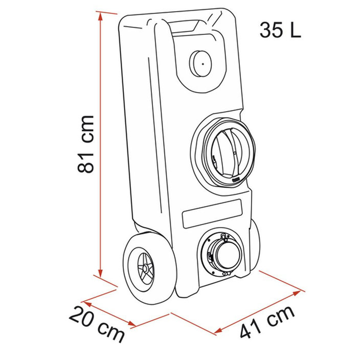 Fiamma Fiamma Schoonwatertank Roll-Tank 40F