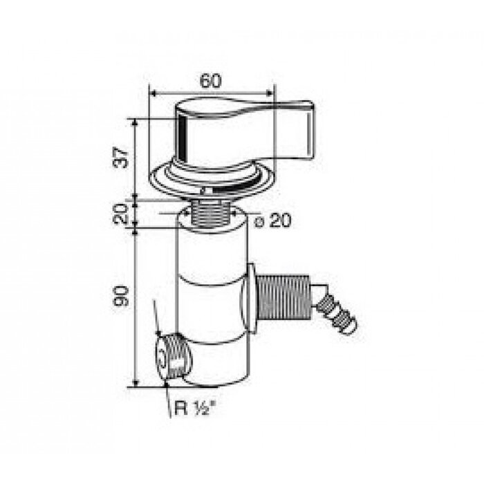 Reich Reich Style 2000 Onderbouw (geen mengkraan)