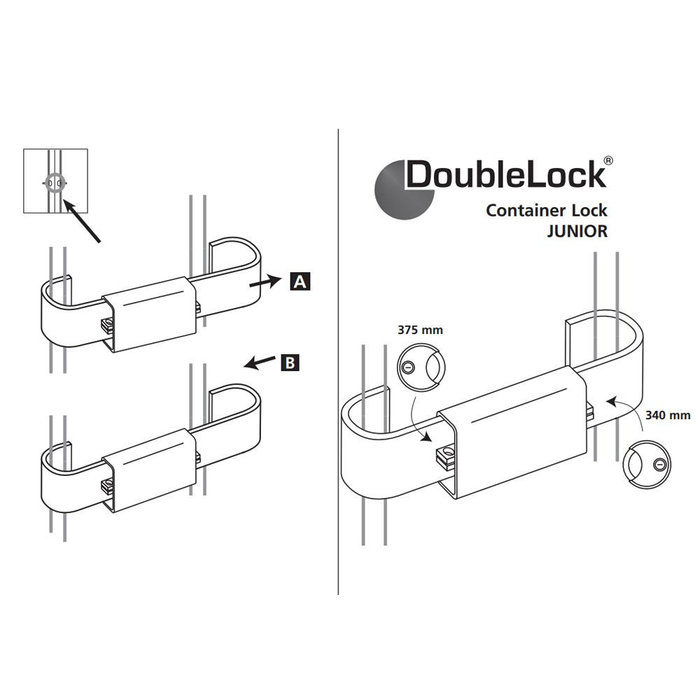 DoubleLock DoubleLock Container Lock Junior