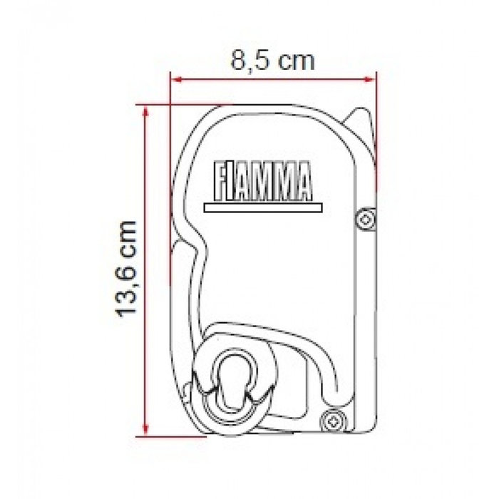 Fiamma Fiamma F45S 450 Polar White-Royal Grey