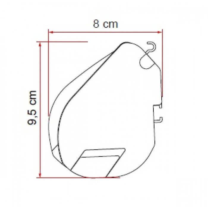 Fiamma Fiamma F35Pro 180 Titanium-Royal Grey