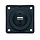 Berker Contactdoos 1x USB Lader 12V Inbouw Zwart Mat
