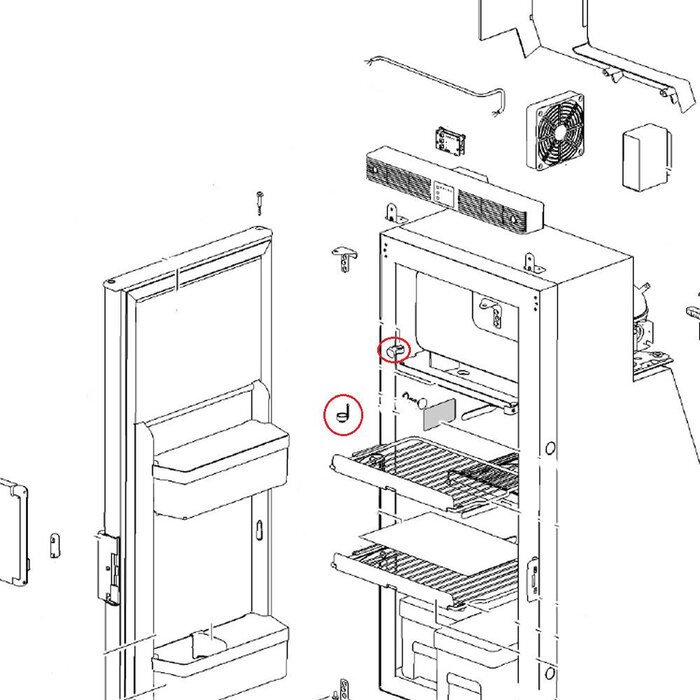 Thetford SR Drainage pan kit