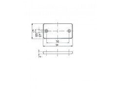 Jokon Jokon Reflector R115 Rechthoekig Wit