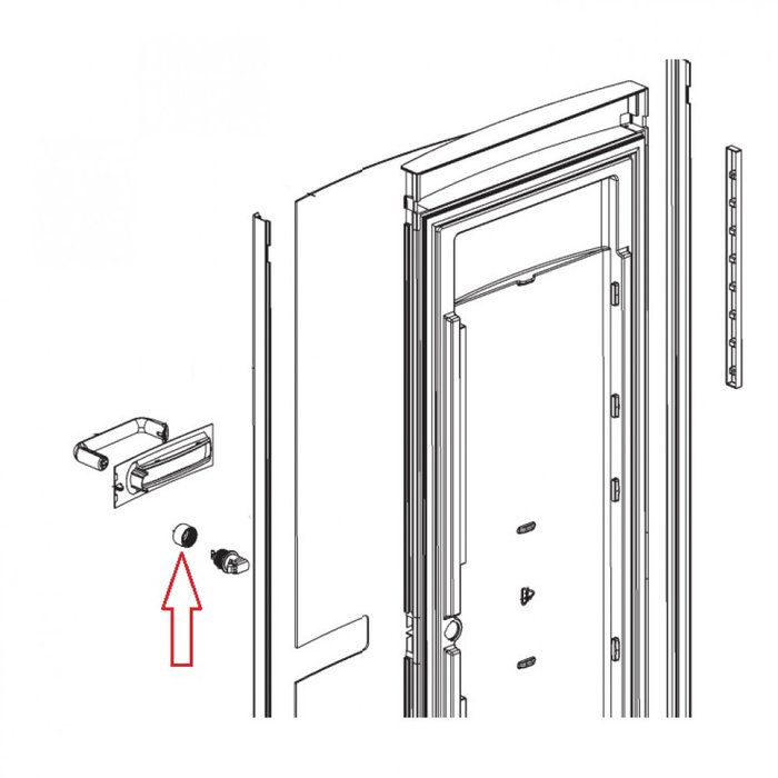 Dometic Dometic RML9435 Plaatmoer Handgreep