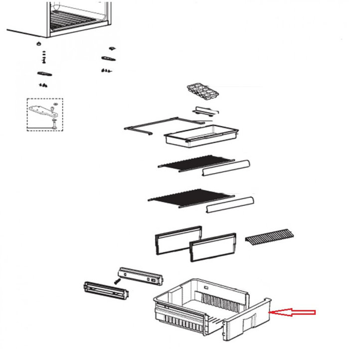 Dometic Dometic Handgreep Vershouder Schuif RML 9435