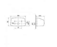 Jokon Jokon Kentekenverlichting K415 Opbouw