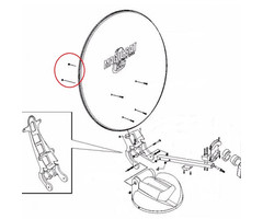 Teleco Teleco Zelfborgende moer M6 UNI 7474 nr. 3684