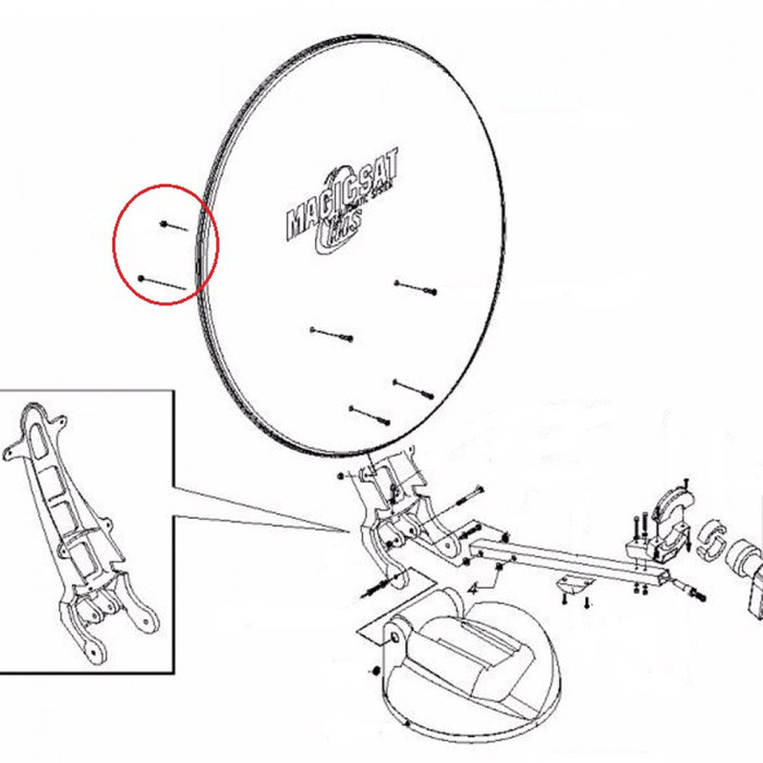 Teleco Teleco Zelfborgende moer M6 UNI 7474 nr. 3684