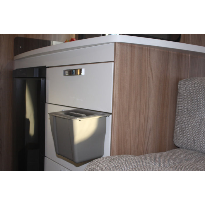 Fjord Outdoor Afvalemmer Inbouw 5L Grijs