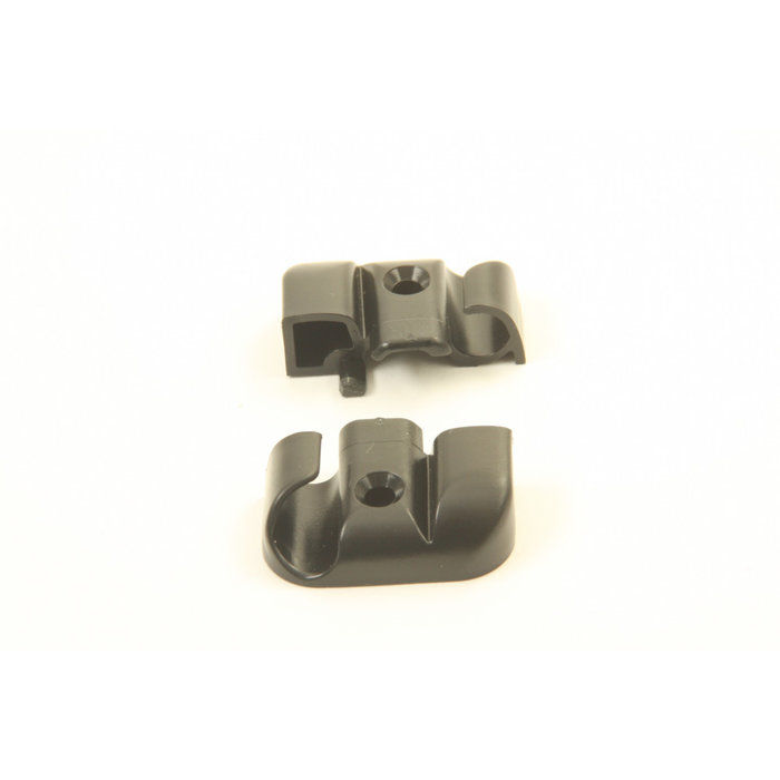 Polyplastic Eindstukje Scharnierlijst Zwart L+R