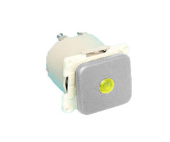 Presto 5 stuks Presto Wipschakelaar met Lampje Inbouw Grijs S-10.000