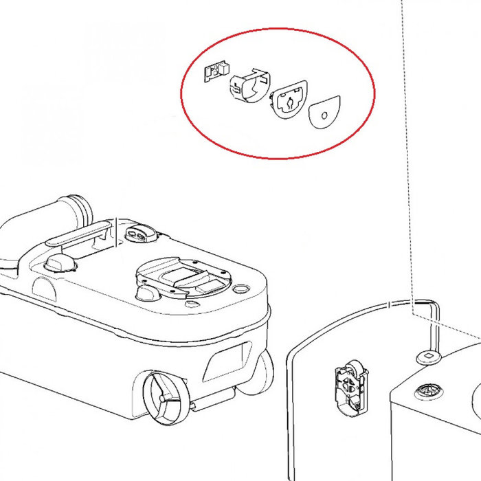 Thetford Thetford C220 Control Paneel / Wall Interface