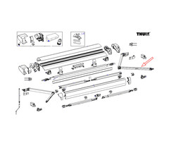 Thule Thule 6300 Knikarm Rechts 3.00-5.00
