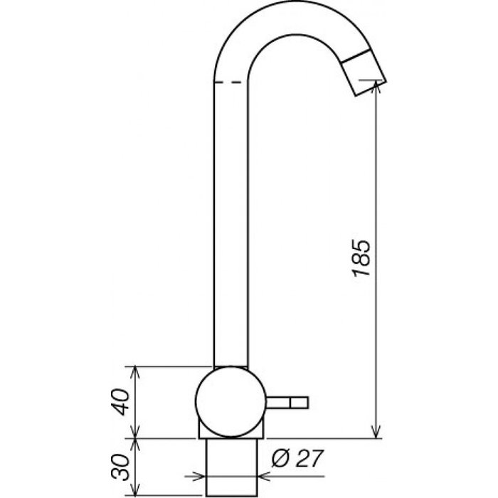 Reich Reich Mengkraan Style 3000 Stalen Uitloop