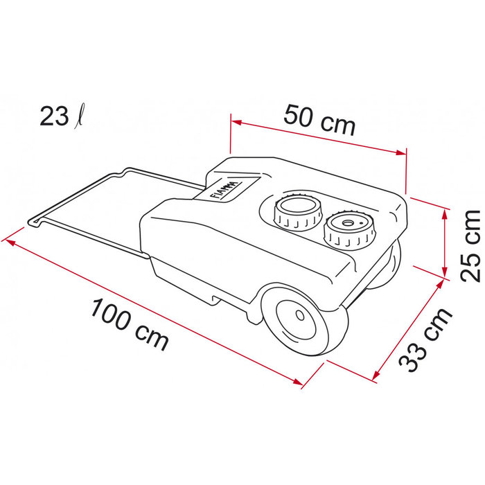 Fiamma Fiamma Vuilwatertank Roll-Tank 23W