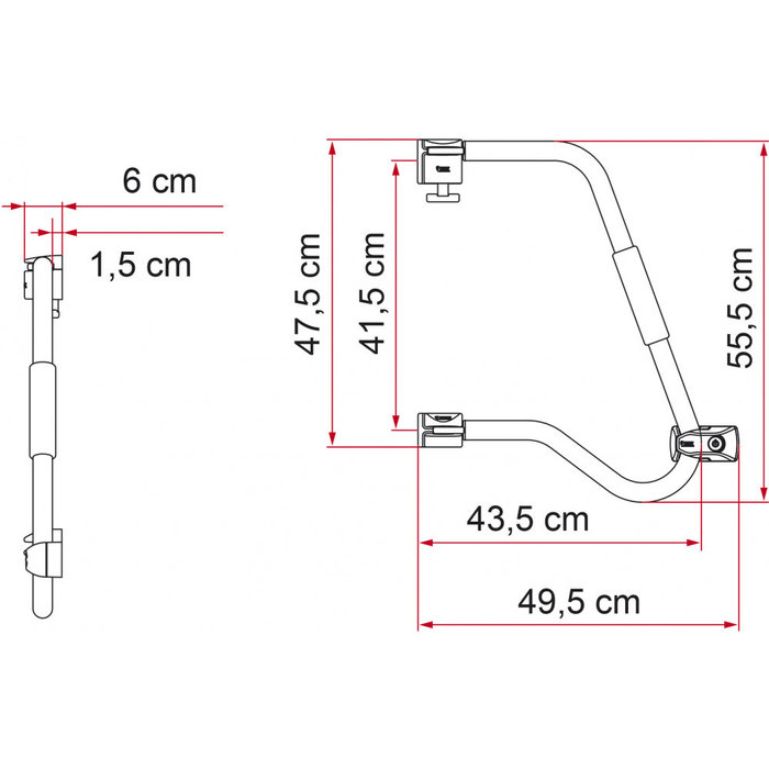 Fiamma Fiamma Instapbeugel Security 46 Pro