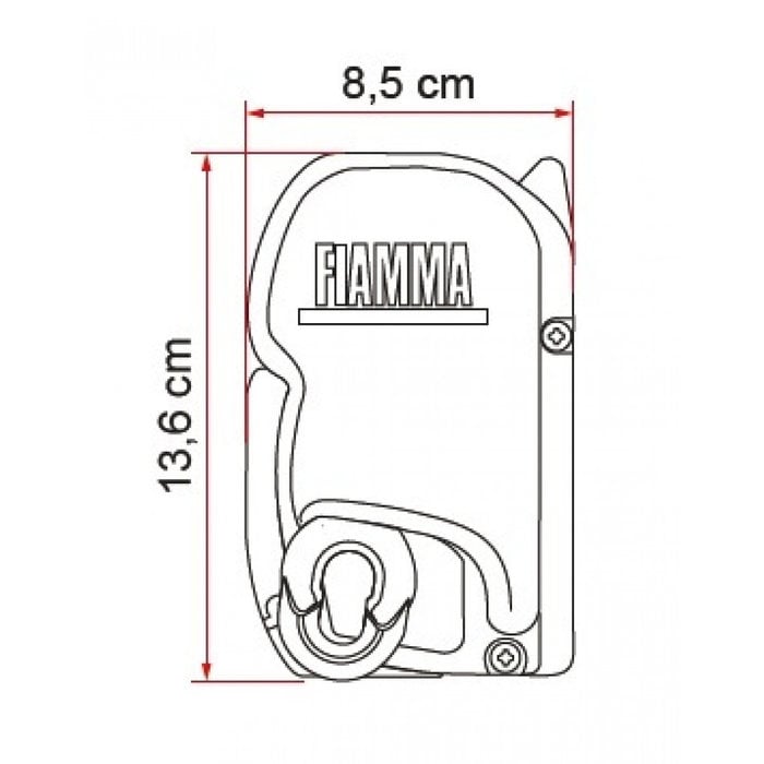 Fiamma Fiamma F45S 260 VW T5/T6 California Deep Black-Royal Grey
