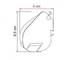 Fiamma Fiamma F35Pro 270 Titanium-Royal Grey