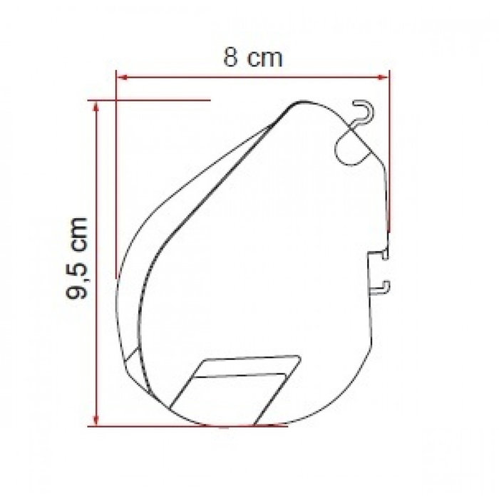 Fiamma Fiamma F35Pro 270 Titanium-Royal Grey