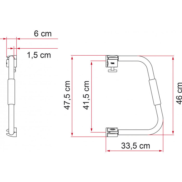 Fiamma Fiamma Instapbeugel Security 46