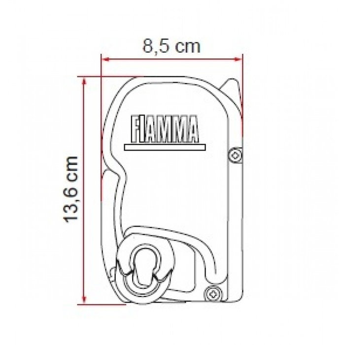 Fiamma Fiamma F45S 350 Titanium-Royal Grey