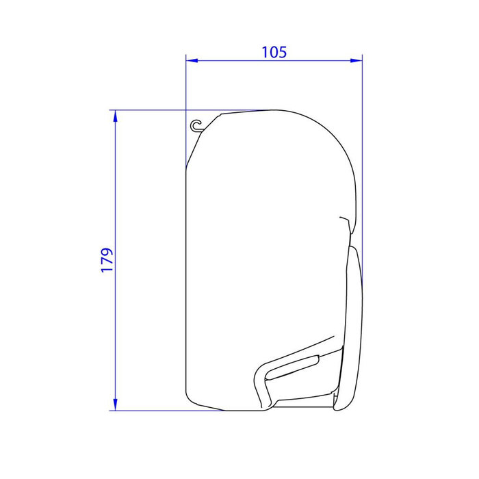 Thule Thule 8000 230V 600 Antraciet-Mystic Grey