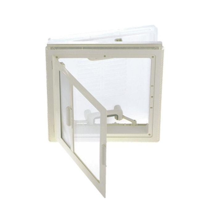 MPK MPK Dakluik 40x40cm Wit Kader+Vliegenhor